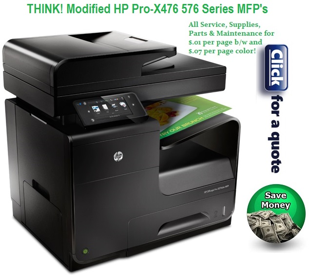 THINK! Office Solutions Denver HP Pro-X476, Pro-X576 MFP CISS Ink